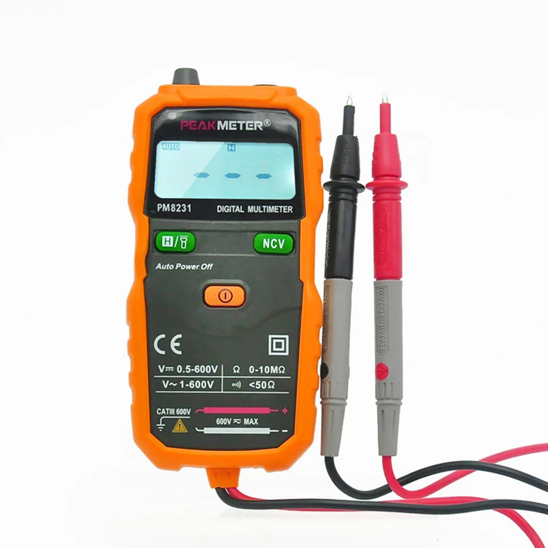 Professional PM8231 Digital Multimeter Intelligent Auto Range with Probe Electric Handheld Tester Tool
Professional PM8231 Digital Multimeter Intelligent Auto Range with Probe Electric Handheld Tester Tool