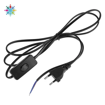 EU Plug 1.8M Line Cable On Off Power Cord Wire Extension With Button Switch For LED Light Lamp TLSM
EU Plug 1.8M Line Cable On Off Power Cord Wire Extension With Button Switch For LED Light Lamp TLSM