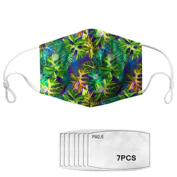 Face Masks Hot Style Tropical Leaves/Floral Printed Mouth Cover Macka Active Carbon PM 2.5 Filters Elastic Mascara
Face Masks Hot Style Tropical Leaves/Floral Printed Mouth Cover Macka Active Carbon PM 2.5 Filters Elastic Mascara