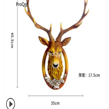 ProQgf 1Pcs A Set deer lovely special head Statue wufajlijie 
ProQgf 1Pcs A Set deer lovely special head Statue wufajlijie