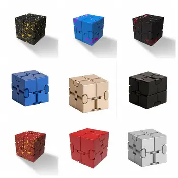 Original Infinity Cube Aluminum alloy Toy Finger EDC Anxiety Stress Relief Magic Cube Square Adult Children Kid Funny Toy
Original Infinity Cube Aluminum alloy Toy Finger EDC Anxiety Stress Relief Magic Cube Square Adult Children Kid Funny Toy