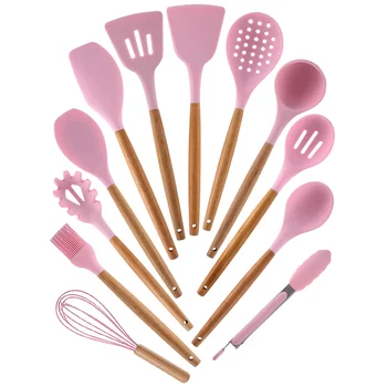Silicone Cooking Tools Set Kitchen Utensil Set Non-Stick Spatula Shovel Wooden Handle Cooking Tools Set
Silicone Cooking Tools Set Kitchen Utensil Set Non-Stick Spatula Shovel Wooden Handle Cooking Tools Set