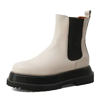 ZALAVOR Real Leather Women Ankle Boots Slip On Mixed Color Round Toe Shoes Winter Warm Boots Fashion Women Footwear Size 34-39
ZALAVOR Real Leather Women Ankle Boots Slip On Mixed Color Round Toe Shoes Winter Warm Boots Fashion Women Footwear Size 34-39