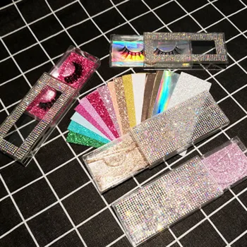 Empty Diamon Eyelash Case Glitter Paper Plastic Eyelash Packaging Box False Eyelash Storage Box With Clear Tray For Eyelash Care
Empty Diamon Eyelash Case Glitter Paper Plastic Eyelash Packaging Box False Eyelash Storage Box With Clear Tray For Eyelash Care