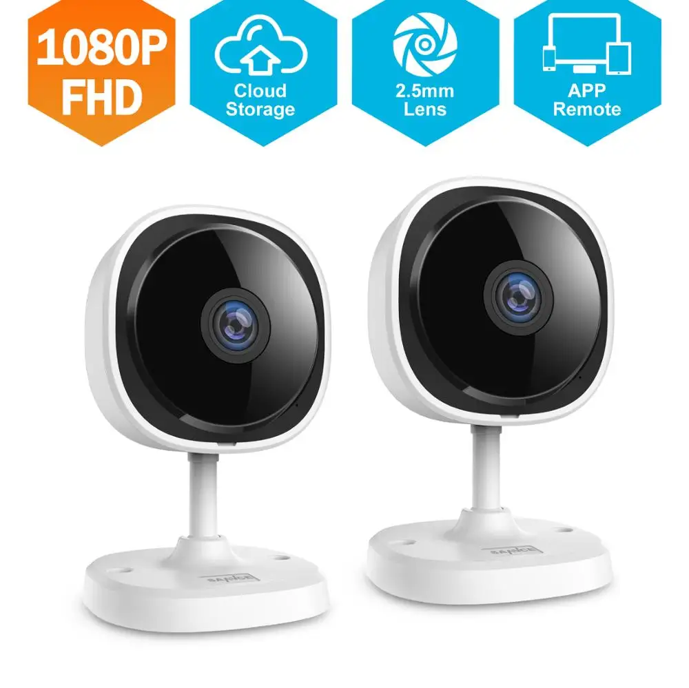 SANNCE Clearance 2PCS FHD 1080P Fisheye IP Camera Wireless Wifi Mini Network IR Night Vision Home Security CCTV Cam Baby Monitor
SANNCE Clearance 2PCS FHD 1080P Fisheye IP Camera Wireless Wifi Mini Network IR Night Vision Home Security CCTV Cam Baby Monitor