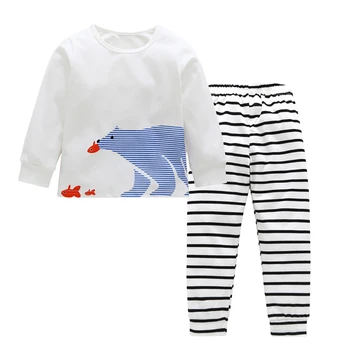 Infant Boy Baby Cotton Print Animal Clothes Toddler Boys Children's Long Sleeve Polar Bear +Striped Trousers Set
Infant Boy Baby Cotton Print Animal Clothes Toddler Boys Children's Long Sleeve Polar Bear +Striped Trousers Set