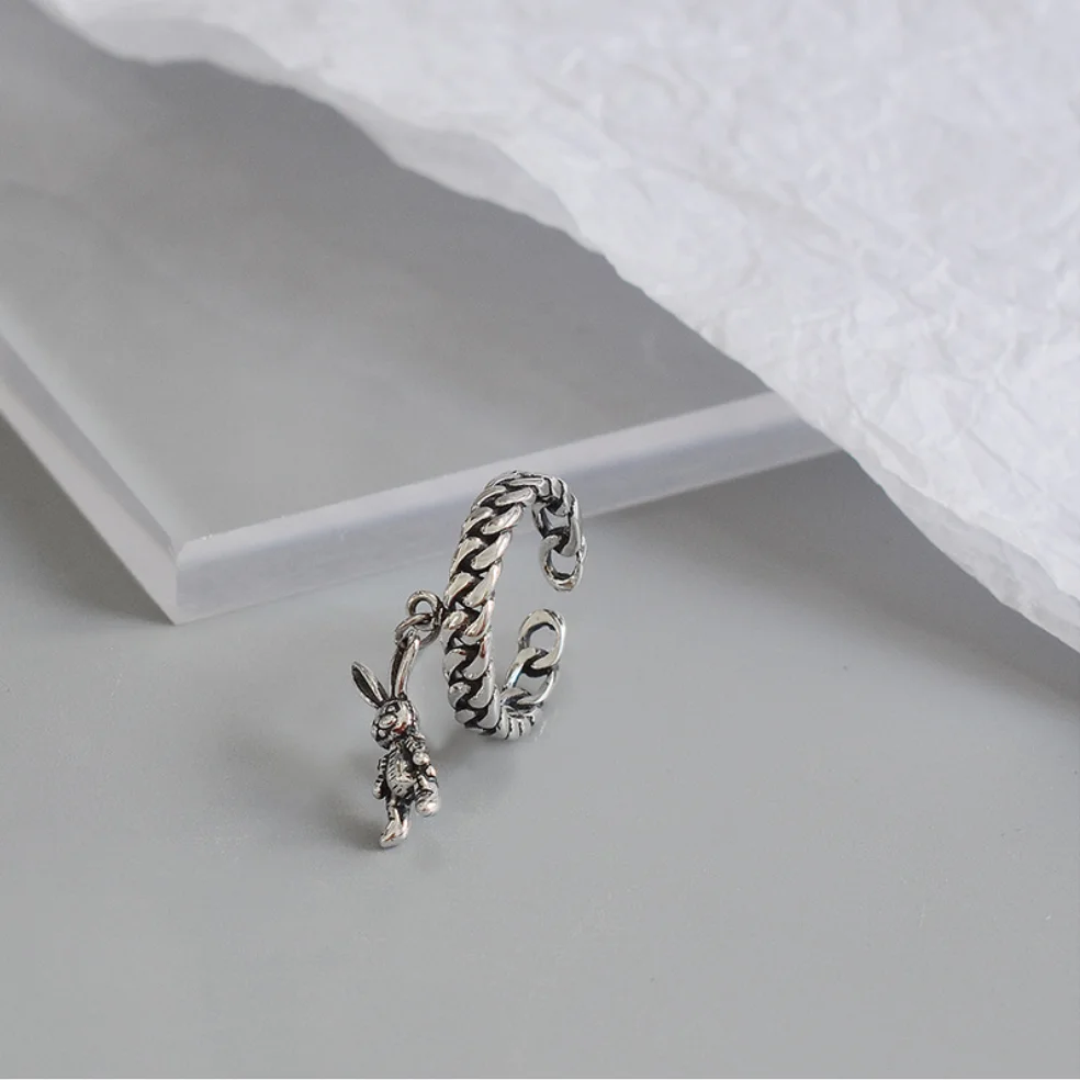 Avengers Rabbit 925 Sterling Silver Ring Street Hip Hop Style Adjustable Ring Men and Women Same Style 
Avengers Rabbit 925 Sterling Silver Ring Street Hip Hop Style Adjustable Ring Men and Women Same Style