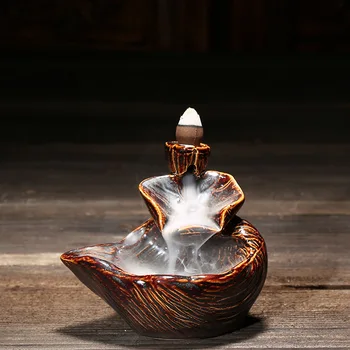 Creative Waterfall Backflow Incense Burner Ceramic Smoke Censer Incense Burner Oil Diffuser Porta Incenso Room Decor BW50XX
Creative Waterfall Backflow Incense Burner Ceramic Smoke Censer Incense Burner Oil Diffuser Porta Incenso Room Decor BW50XX