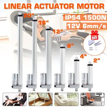 Electric DC 12V Motor Controller Actuator with Brackets Linear Lifting Linear Actuator 1500N 2-20Inch 6mm/s Metal Gearwheel
Electric DC 12V Motor Controller Actuator with Brackets Linear Lifting Linear Actuator 1500N 2-20Inch 6mm/s Metal Gearwheel