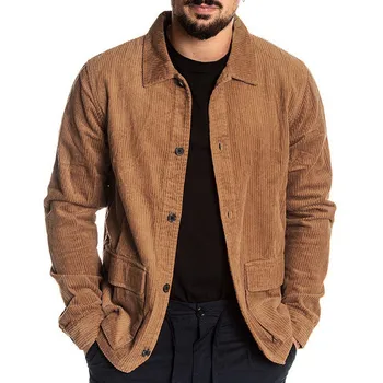 2019 men winter corduroy jacket Fashion brown outerwear coat black slim parka pilot jacket for male casual social jacket coat 9#
2019 men winter corduroy jacket Fashion brown outerwear coat black slim parka pilot jacket for male casual social jacket coat 9#
