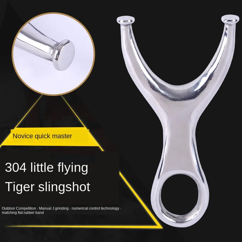 304 Stainless Steel Slingshot Recurved Titanium Steel Flat Leather Military Bow Precision Short Catapult Hunting Bow
304 Stainless Steel Slingshot Recurved Titanium Steel Flat Leather Military Bow Precision Short Catapult Hunting Bow
