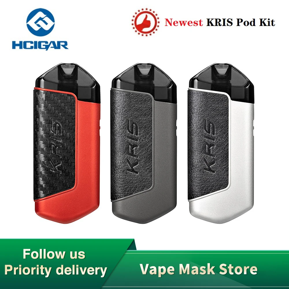 Новый оригинальный набор Hcigar KRIS Pod 650 мАч аккумулятор и 2 мл картридж для