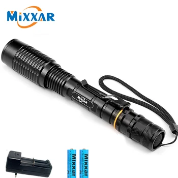 Super Powerful T6 Zoomable LED Flashlight 5-Modes Torch light Lanterna Lamp 2x18650 Rechargeable batteries+Charger dropshipping
Super Powerful T6 Zoomable LED Flashlight 5-Modes Torch light Lanterna Lamp 2x18650 Rechargeable batteries+Charger dropshipping