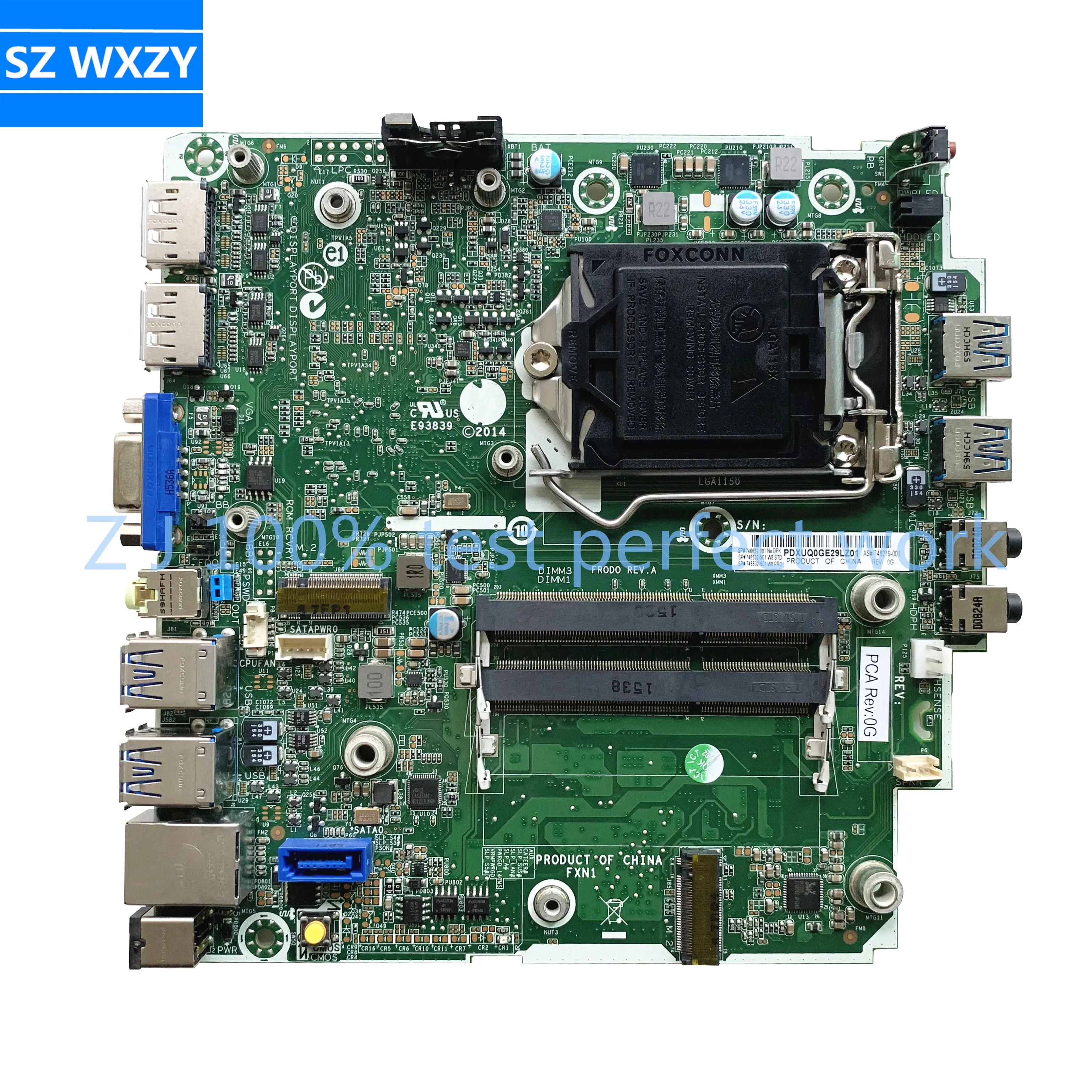 Материнская плата SZWXZY для HP ProDesk 600 G1 DM 746632-001 746632-501 746632-601 746219-001 LGA1150 МБ 100% проверка