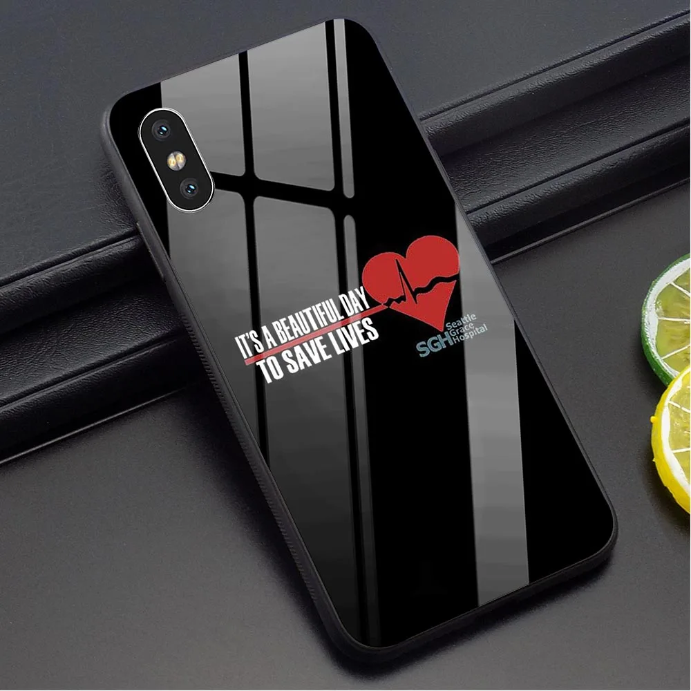 Ultra Thin Greys Anatomy Tempered Glass Phone Case for iPhone 7 Plus Cover XR Xs Max X 8 6 6S 5S 5 SE Soft
Ultra Thin Greys Anatomy Tempered Glass Phone Case for iPhone 7 Plus Cover XR Xs Max X 8 6 6S 5S 5 SE Soft