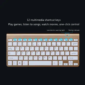 Ultra-thin 2.4G USB Wireless Keyboard and Mouse Mini Keyboard Mouse Combo Set For Notebook Laptop Mac Desktop PC TV Office
Ultra-thin 2.4G USB Wireless Keyboard and Mouse Mini Keyboard Mouse Combo Set For Notebook Laptop Mac Desktop PC TV Office