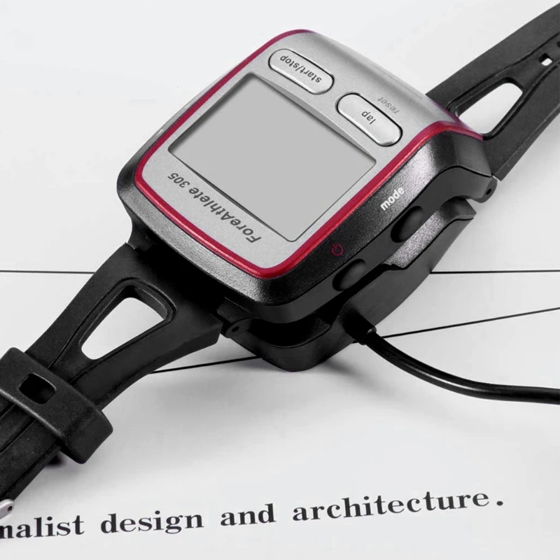 USB зарядное устройство Колыбель Док-кабель для Garmin Forerunner 205/305 gps Смарт-часы 1 м D08A |