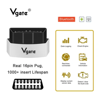 New Vgate ICAR3 ELM 327 Bluetooth OBD2 Scanner Auto scan tool car diagnostic tools ELM327 V2.1 OBDII Code reader pk elm327 V1.5
New Vgate ICAR3 ELM 327 Bluetooth OBD2 Scanner Auto scan tool car diagnostic tools ELM327 V2.1 OBDII Code reader pk elm327 V1.5