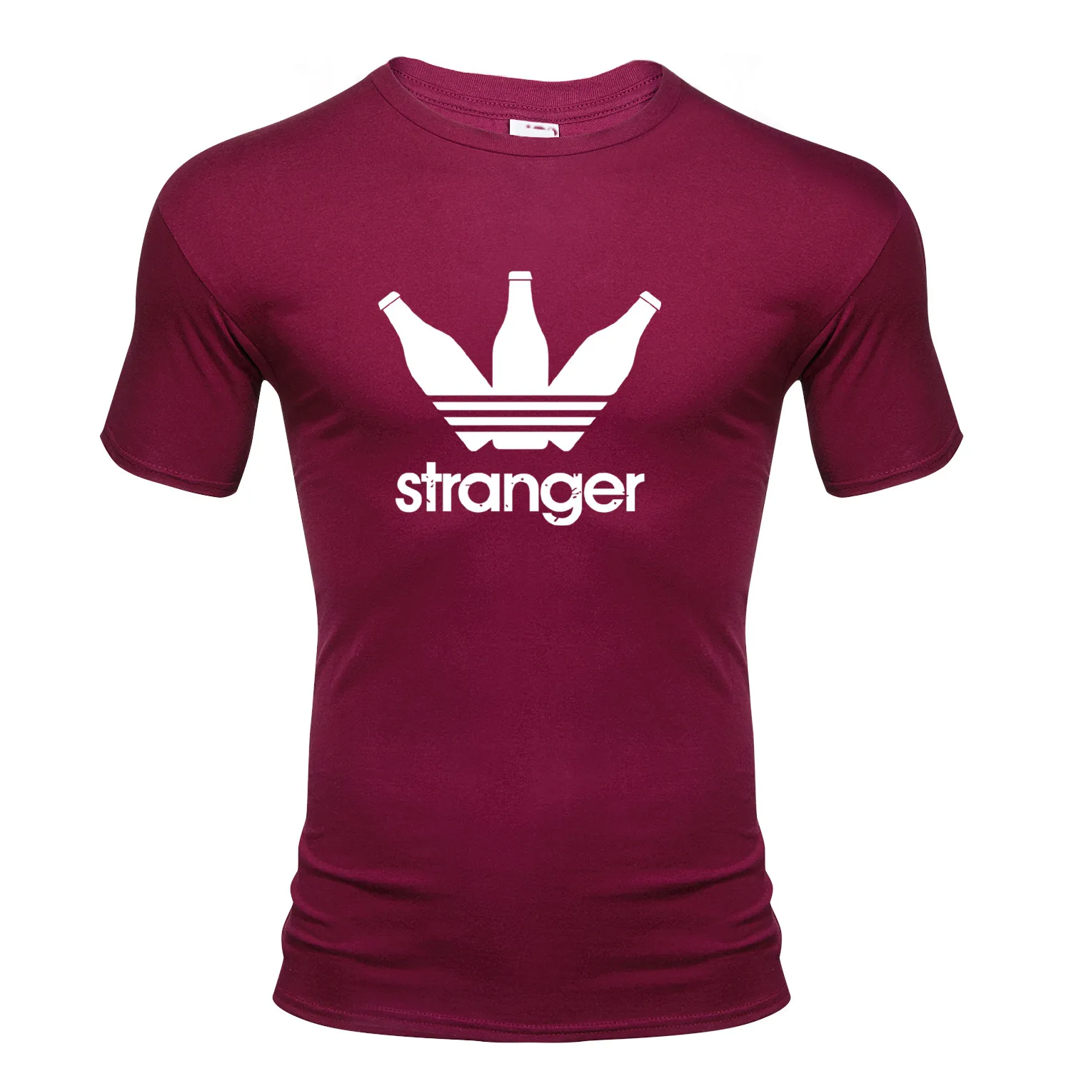 2020 New Summer Men's Fashion T-Shirt Printed TheBottle T-Shirt O-Neck Short-Sleeved and Style T-Shirt 95% Cotton Sport