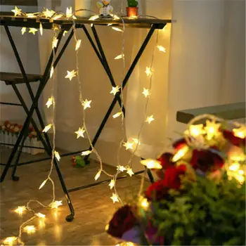 2M/6M/10M LED Stars String Lights Indoor Garland Battery Powered LED Fairy lights Holidays New Year Party Xmas light chain
2M/6M/10M LED Stars String Lights Indoor Garland Battery Powered LED Fairy lights Holidays New Year Party Xmas light chain