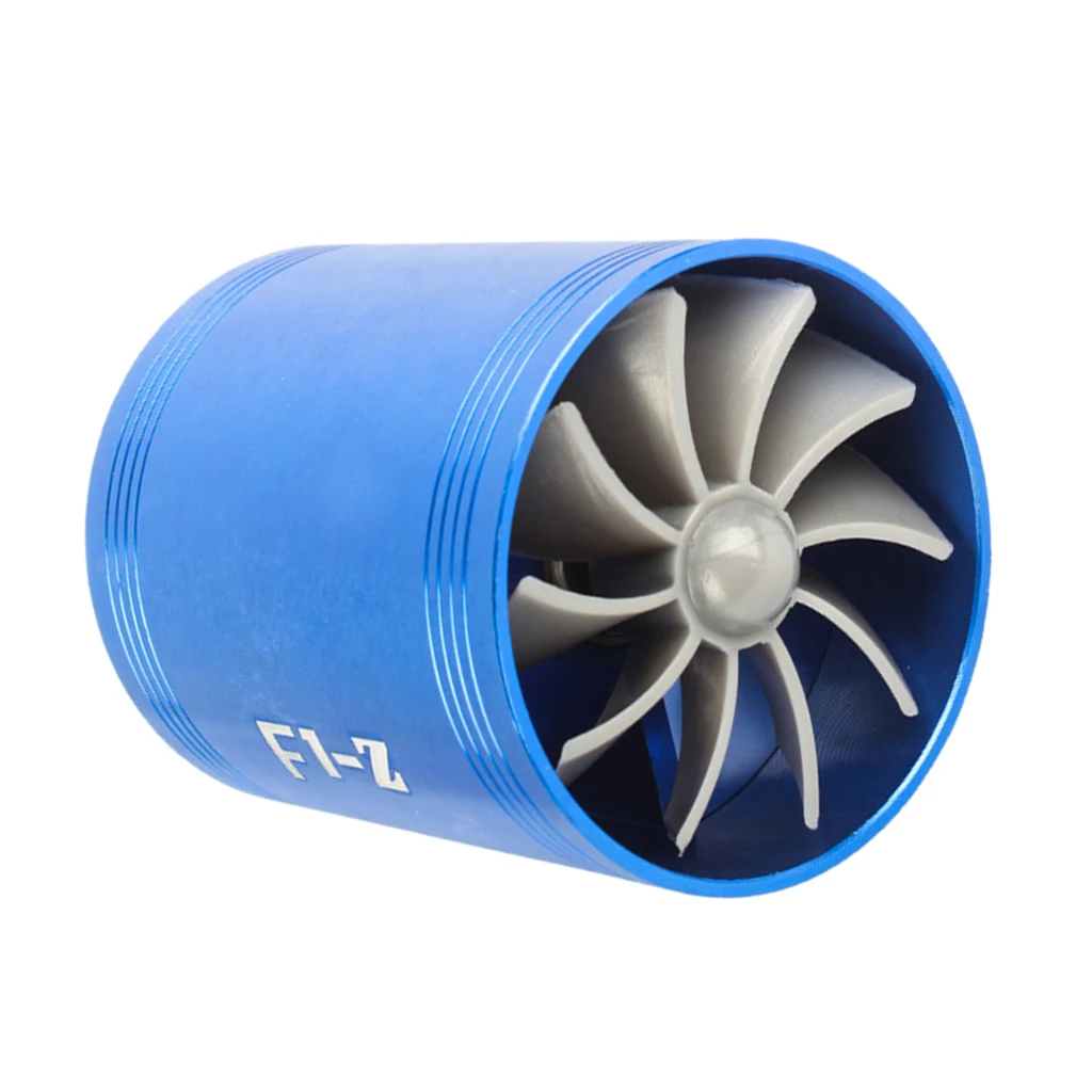 Turbocharger Twin Fan Gas Fuel Saver Turbo 2.5-2.9inch Easy installation Turbocharger Twin Fan Gas Fuel Saver Turbo 2.5-2.9inch Easy installation