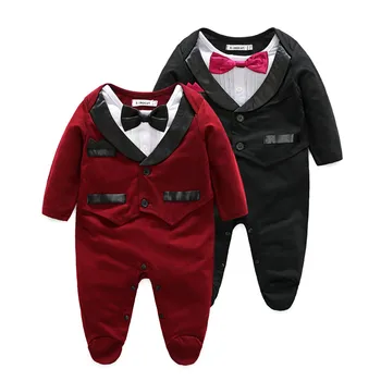 Baby Boy Romper Infant Toddle baby Suit Little Gentleman Clothing with bow tie Baby Jumpsuit bebe Kids Clothing Jumpsuits
Baby Boy Romper Infant Toddle baby Suit Little Gentleman Clothing with bow tie Baby Jumpsuit bebe Kids Clothing Jumpsuits