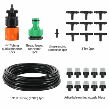 Set Of Plastic Misting Sprinkler Cooling System Garden Outdoor Watering Nozzles Mist Spray Misting Nozzle Connector
Set Of Plastic Misting Sprinkler Cooling System Garden Outdoor Watering Nozzles Mist Spray Misting Nozzle Connector