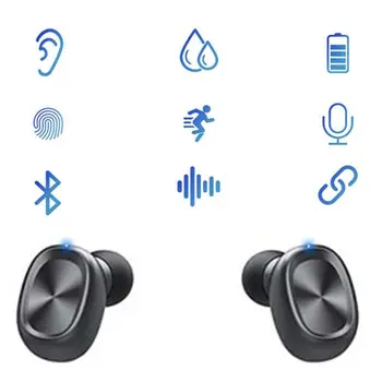 1Set B9 TWS Bluetooth Earphone 5.0 Wireless HIFI Sport Earphone Gaming Music Headset
1Set B9 TWS Bluetooth Earphone 5.0 Wireless HIFI Sport Earphone Gaming Music Headset