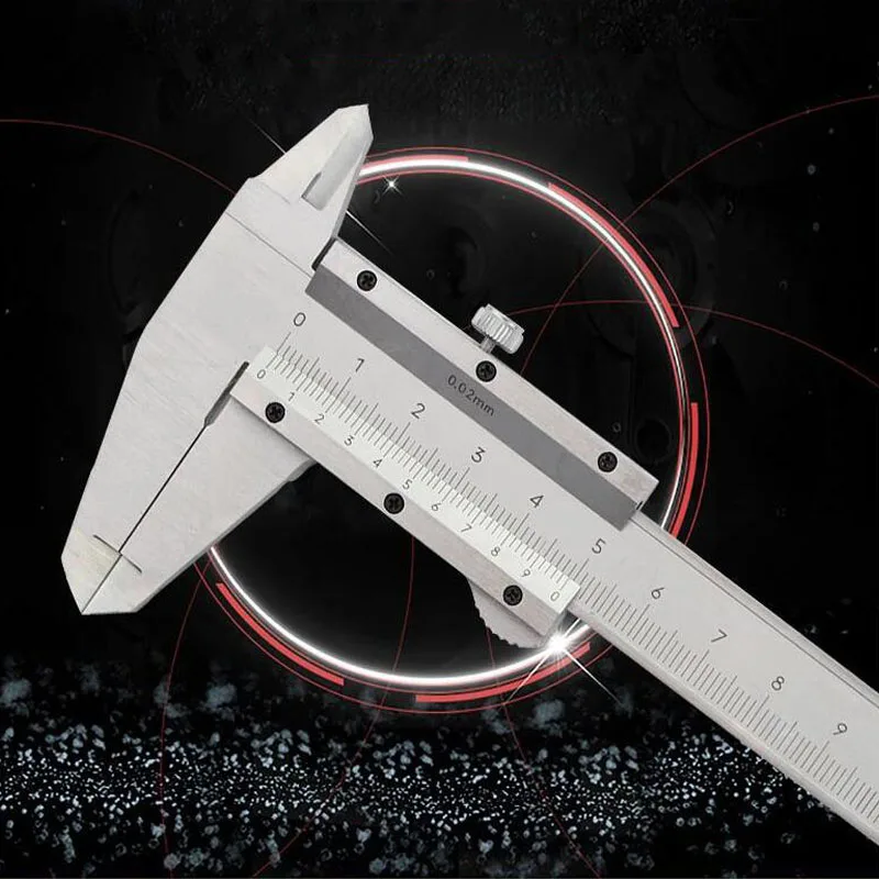Laser Scale Vernier Caliper 6" 150mm Four Stainless Steel Industrial Grade Micrometer Measurement Tool | Инструменты