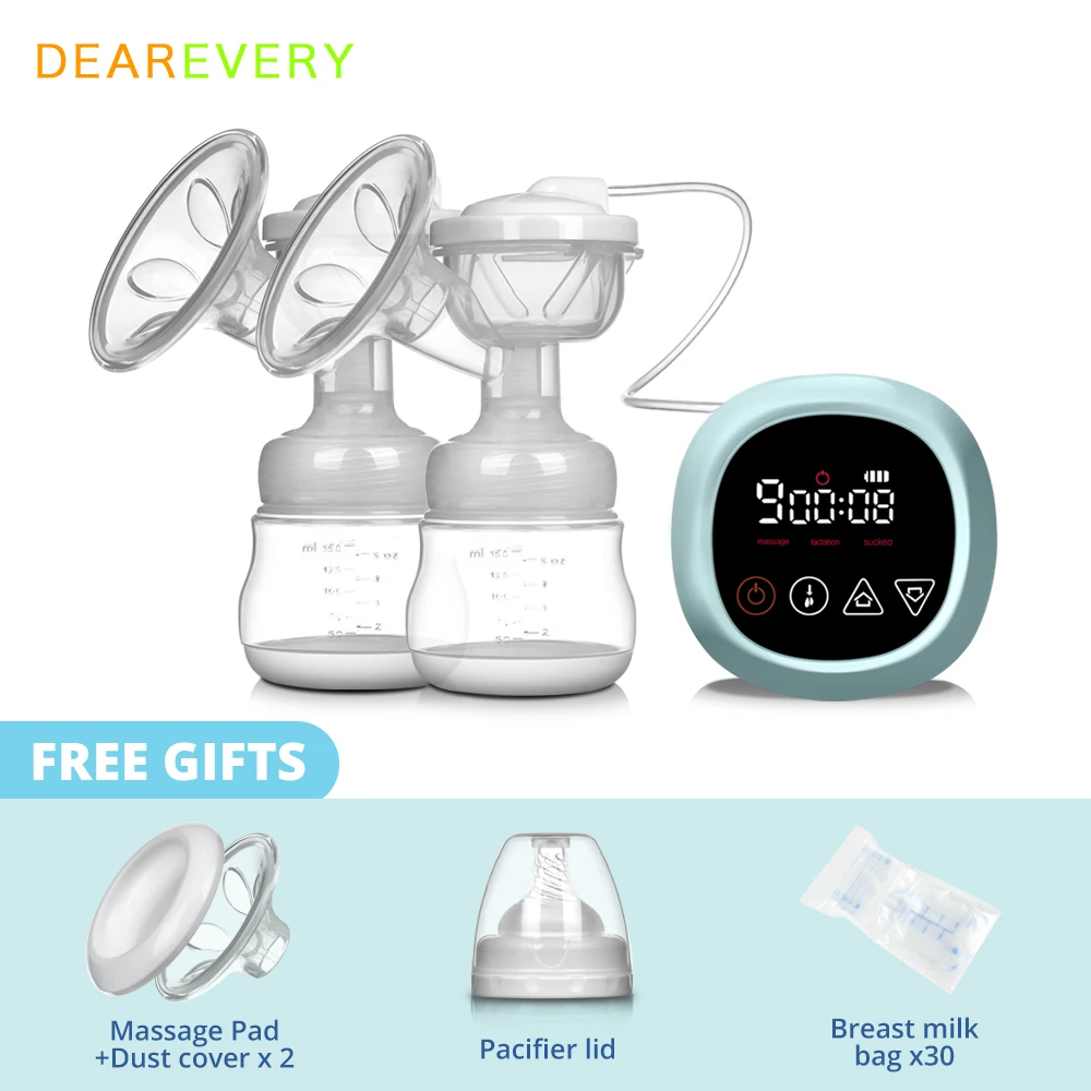 Electric Breast PumpPowerful Intelligent Automatic Baby Breast Feeding Milk Extractor Accessories With USB BPA free Baby Bottle
Electric Breast PumpPowerful Intelligent Automatic Baby Breast Feeding Milk Extractor Accessories With USB BPA free Baby Bottle