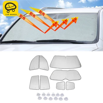 CARMANGO Car Sun Shade UV Protection Curtain Sunshade Window Mesh Cover Visor Summer Film for Toyota Land Cruiser 200 2016-2018
CARMANGO Car Sun Shade UV Protection Curtain Sunshade Window Mesh Cover Visor Summer Film for Toyota Land Cruiser 200 2016-2018