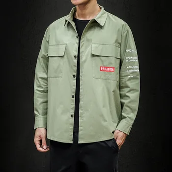 Spring Shirt Men Long Sleeve Turn Down Collar Print Letter Mens Shirts Big Size M-5XL Japanese Streetwear Korean Clothes
Spring Shirt Men Long Sleeve Turn Down Collar Print Letter Mens Shirts Big Size M-5XL Japanese Streetwear Korean Clothes
