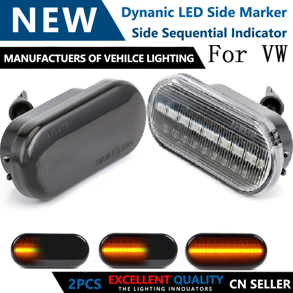 2 pcs Led Dynamic Side Marker Turn Signal Light Sequential Blinker Light For VW Bora Golf 3 4 Passat Fox Beetle Amarok
2 pcs Led Dynamic Side Marker Turn Signal Light Sequential Blinker Light For VW Bora Golf 3 4 Passat Fox Beetle Amarok