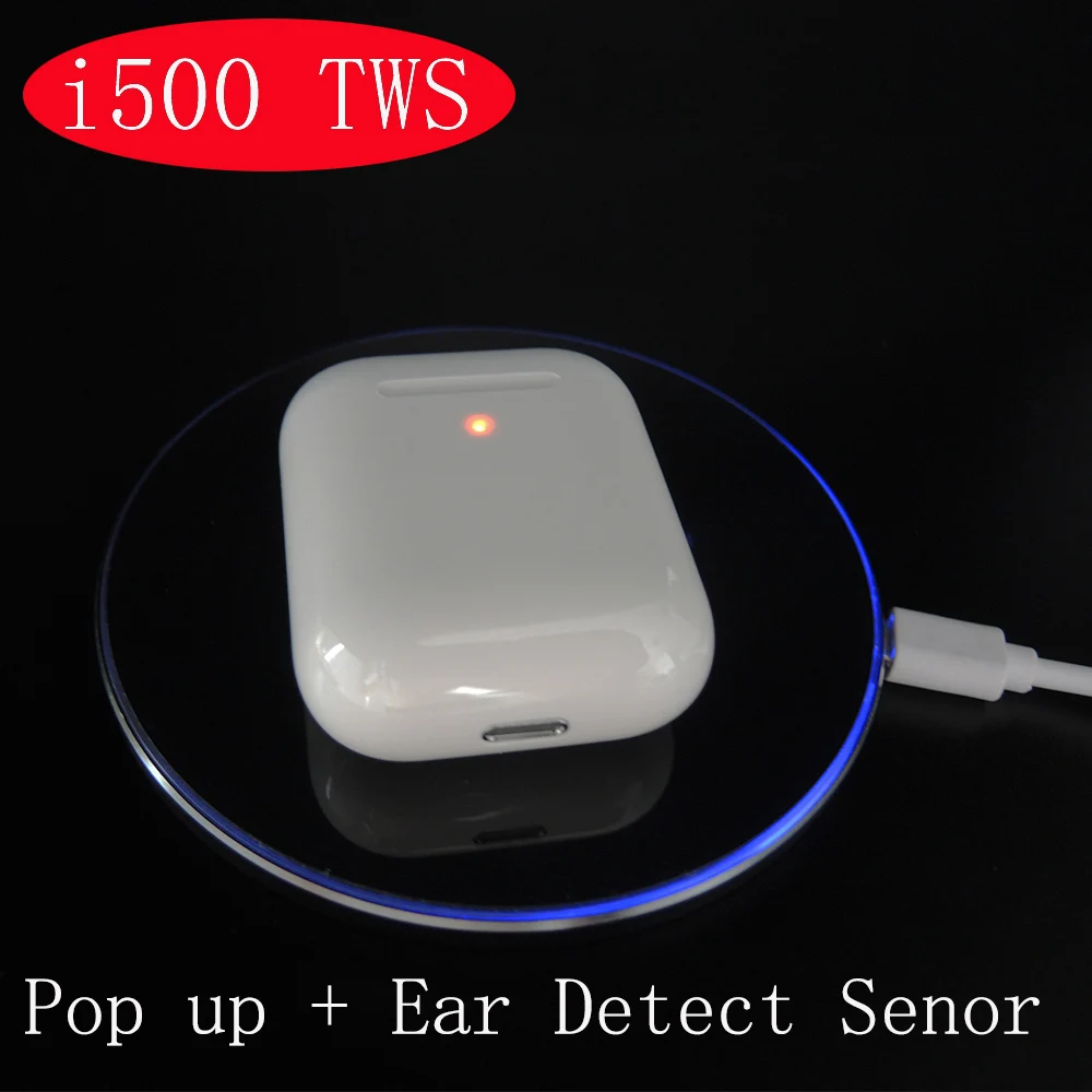 

Original i500 TWS 1:1 Wireless Charger Bluetooth Earphone in ear Smart Sensor i500 tws pk i30 i12 i10 i60 i80 i100 i200 tws