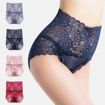 High Waist Sexy Lace Panties Ladies Hips Abdomen Cotton Comfortable Breathable Panties For Women Soft Underwear XXXL Big SIZE
High Waist Sexy Lace Panties Ladies Hips Abdomen Cotton Comfortable Breathable Panties For Women Soft Underwear XXXL Big SIZE