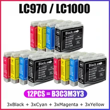 YC 12x Compatible For Brother LC1000XL LC970XL LC1000 LC-970 Ink DCP-153C DCP-155C DCP-157C DCP-260C DCP-350C DCP-353C MFC-230C
YC 12x Compatible For Brother LC1000XL LC970XL LC1000 LC-970 Ink DCP-153C DCP-155C DCP-157C DCP-260C DCP-350C DCP-353C MFC-230C