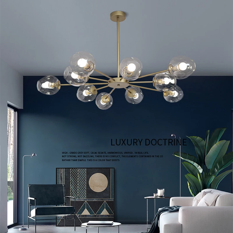 Luxury Light American Industrial Style Chandelier Lamp Restaurant Living Room Light Creative Bar Glass Chandelier Lighting LED
Luxury Light American Industrial Style Chandelier Lamp Restaurant Living Room Light Creative Bar Glass Chandelier Lighting LED