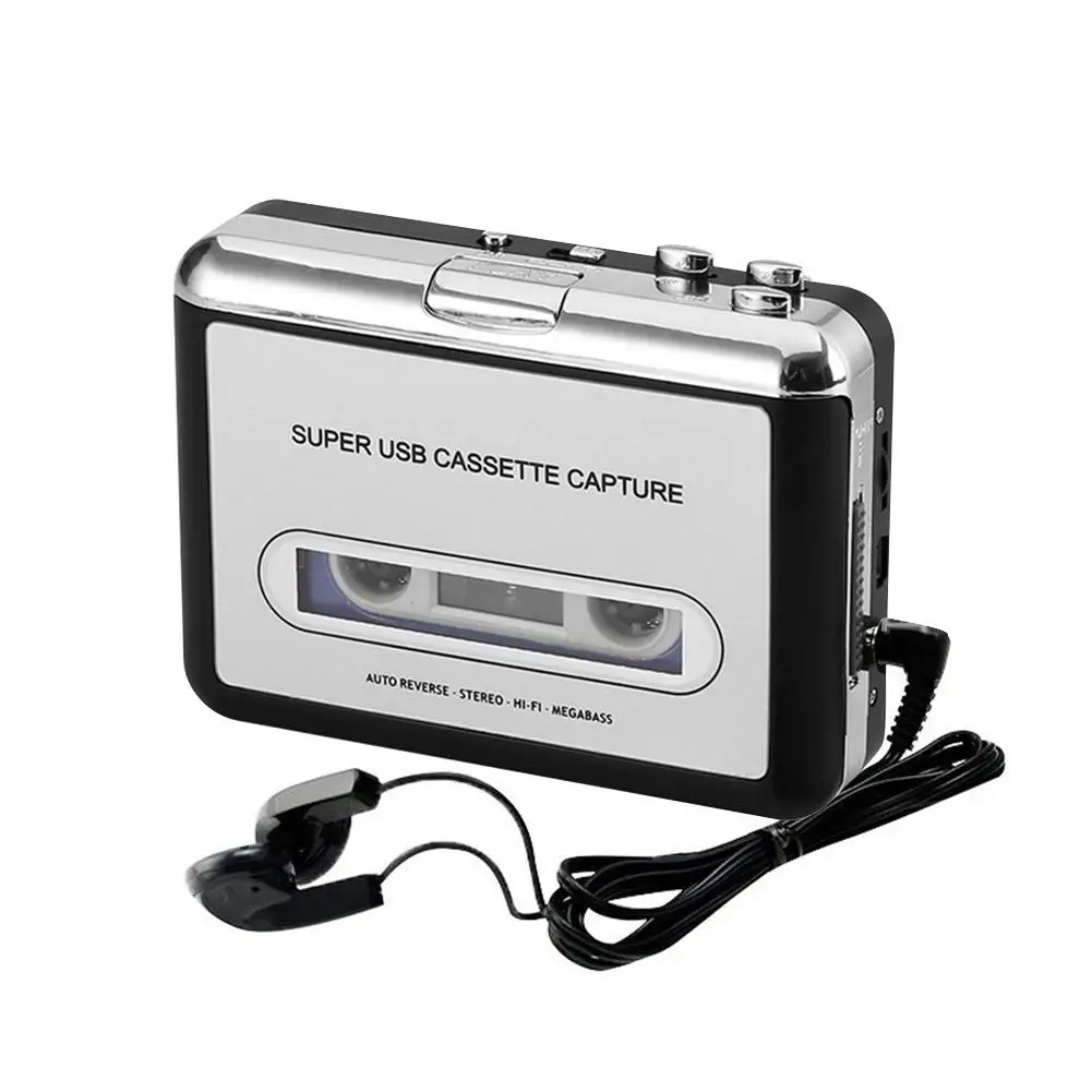 BEESCLOVER лента для ПК USB-конвертер запись звука музыкальный проигрыватель кассета USB