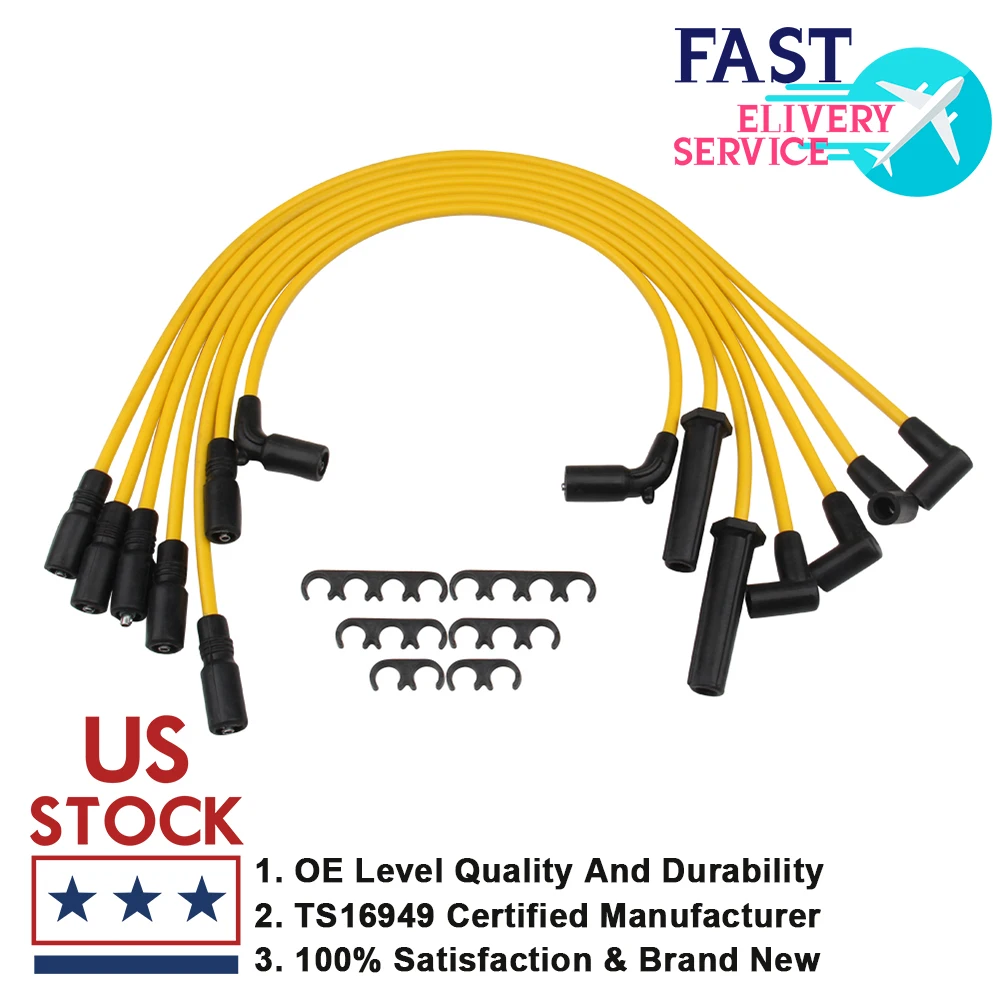 8MM SPARK PLUG WIRE Set FOR BLAZER S10 JIMMY SAVANA EXPRESS V6 4.3L 1996-2007GMC HIGH PERFORMANCE CAR ACCESSORIES
8MM SPARK PLUG WIRE Set FOR BLAZER S10 JIMMY SAVANA EXPRESS V6 4.3L 1996-2007GMC HIGH PERFORMANCE CAR ACCESSORIES