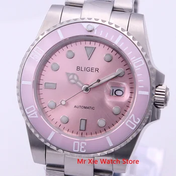 Bliger 40mm Automatic Mechanical Men Watch Luxury Brand Sapphire Crystal Watch Luminous Waterproof Calendar Wristwatch Men
Bliger 40mm Automatic Mechanical Men Watch Luxury Brand Sapphire Crystal Watch Luminous Waterproof Calendar Wristwatch Men