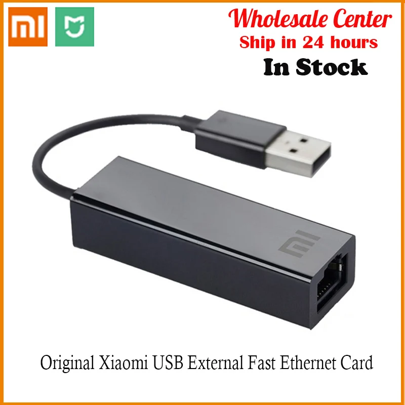 In Stock Original Xiaomi USB External Fast Ethernet Card Adapter 10/100Mbps Network Cards To Ethernet Cable LAN Card RJ45 Mi US
In Stock Original Xiaomi USB External Fast Ethernet Card Adapter 10/100Mbps Network Cards To Ethernet Cable LAN Card RJ45 Mi US