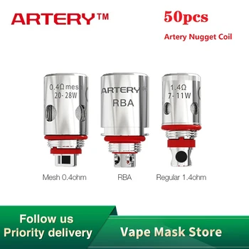 50pcs Original Artery Nugget AIO Coil w/ HP Mesh 0.4ohm & HP regular 1.4ohm & RBA Coil For Artery Nugget Kit E Cig vs Pal 2 Coil
50pcs Original Artery Nugget AIO Coil w/ HP Mesh 0.4ohm & HP regular 1.4ohm & RBA Coil For Artery Nugget Kit E Cig vs Pal 2 Coil