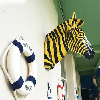 Wall Decoration Sculpture Zebra Head Statue Home Decoration Accessories Resin Animal Statue model Doll Craft Christmas gift 
Wall Decoration Sculpture Zebra Head Statue Home Decoration Accessories Resin Animal Statue model Doll Craft Christmas gift