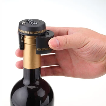 New Combination Lock Wine Stopper Vacuum Plug Device Digital Coded Lock Plastic Bottle Password Lock Wine Tools
New Combination Lock Wine Stopper Vacuum Plug Device Digital Coded Lock Plastic Bottle Password Lock Wine Tools