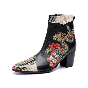 High Top Shoes Cool Martin Boots New Shoes Lazy Shoes Casual Loafers Zapatos Hombre Station Cow Leather European Pointed Toe Zip
High Top Shoes Cool Martin Boots New Shoes Lazy Shoes Casual Loafers Zapatos Hombre Station Cow Leather European Pointed Toe Zip