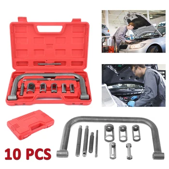 10Pcs/Set Car Auto Motorcycle Pusher Tool Set+Case Valve Spring Compressor C Frame Service USA Warehouse
10Pcs/Set Car Auto Motorcycle Pusher Tool Set+Case Valve Spring Compressor C Frame Service USA Warehouse