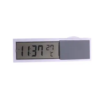 Automobile Clock Thermometer Sucker Type Clock Thermometer Transparent LCD Digital Watch 10 Button Cell Battery Opera
Automobile Clock Thermometer Sucker Type Clock Thermometer Transparent LCD Digital Watch 10 Button Cell Battery Opera