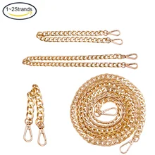 1~2 Strands Bag Strap Chains with Aluminum Curb Link Chains and Alloy Swivel Clasps Mixed Color for Bag Straps
1~2 Strands Bag Strap Chains with Aluminum Curb Link Chains and Alloy Swivel Clasps Mixed Color for Bag Straps