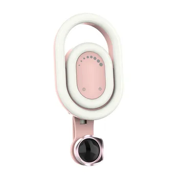 Portable Two Loop Selfie Light Stereoscopic Rechargeable Clip-On Selfie Fill Light 9 Modes Of Lighting Effect Foldable Design
Portable Two Loop Selfie Light Stereoscopic Rechargeable Clip-On Selfie Fill Light 9 Modes Of Lighting Effect Foldable Design