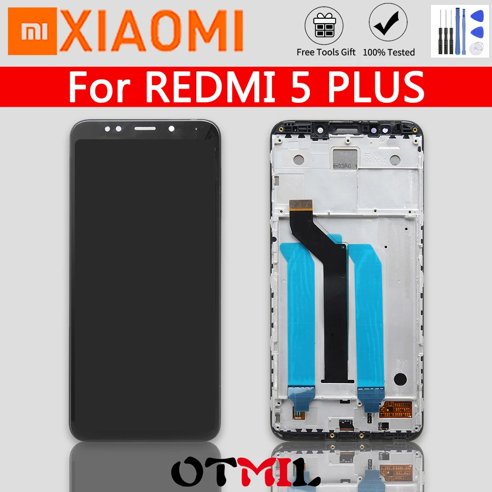 Original 5.99" For XIAOMI Redmi 5 Plus LCD Display Touch Screen with Frame Digitizer Replacemt For XIAOMI Redmi 5 Plus Display
Original 5.99" For XIAOMI Redmi 5 Plus LCD Display Touch Screen with Frame Digitizer Replacemt For XIAOMI Redmi 5 Plus Display